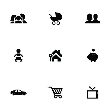 Aile 9 Icons set