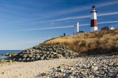 Montauk Deniz Feneri, Montauk Point Light, Long Island, New York, ABD