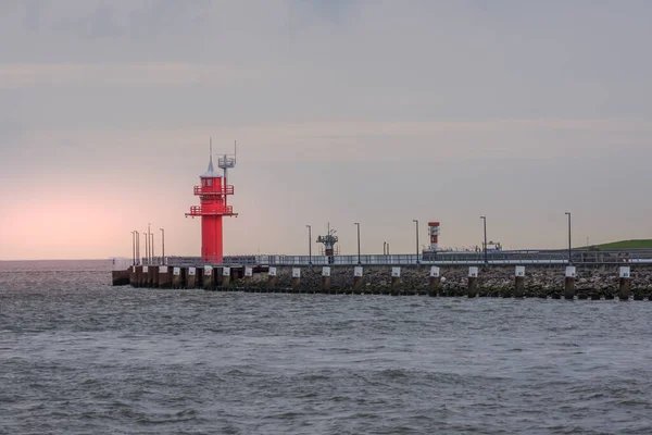 Lighthouse Brunsbuettel Schleswig Holstein Germany — Stock Photo, Image