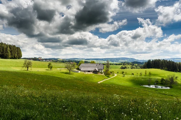 Maergen Yakınlarındaki Geleneksel Kara Orman Çiftlik Evi Baden Wuerttemberg Almanya — Stok fotoğraf