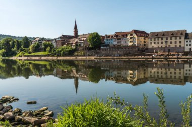 Neckargemuend, Neckar Vadisi, Baden-Wuerttemberg, Almanya