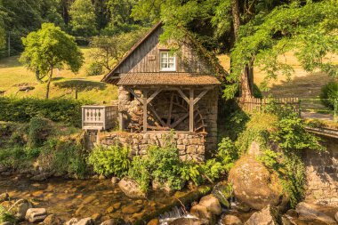 Old water mill in the Black Forest, Ottenhoefen, Baden-Wuerttemberg, Germany