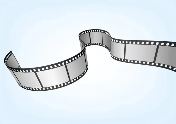 Film Film Och Fotograferingsmallar Vektor Filmremsor — Stock vektor