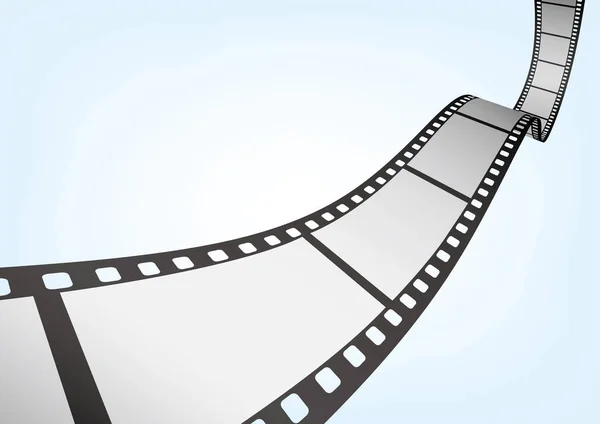 シネマ 写真35Mmフィルムストリップテンプレート ベクトル3Dフィルムストリップ要素 — ストックベクタ