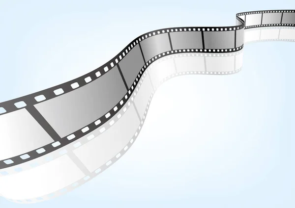 Cinéma Film Photographie 35Mm Film Bande Template Vector Éléments Bande — Image vectorielle