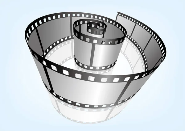 Cinéma Film Photographie 35Mm Film Bande Template Vector Éléments Bande — Image vectorielle