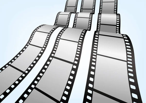Filmová Filmová Fotografická Šablona Kinofilmu Vektorové Prvky Filmového Pásu — Stockový vektor