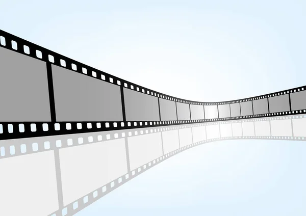 电影和摄影35毫米胶片片带模板 矢量3D胶片片带元素 — 图库矢量图片#