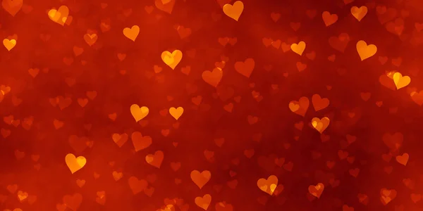 Красочные Конфетти Сердца Фоне Падающей Текстуры Плитка Бесшовная Рендеринг Компьютерной — стоковое фото