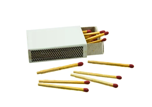 Matches isolated on white — Stock Photo, Image