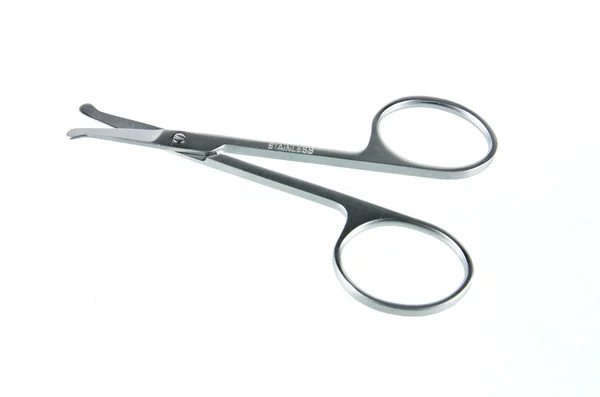 Scissors close up on white — Stock Photo, Image