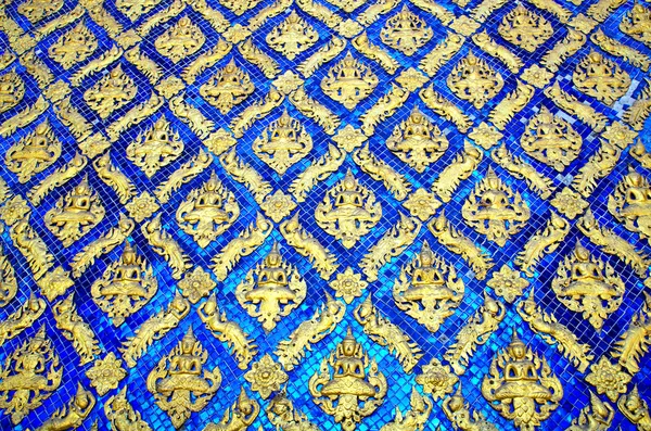 Thai art wall pattern for background — Stock Photo, Image