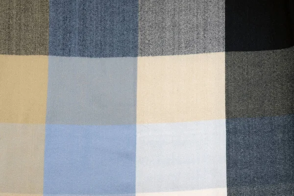 Karosierte Textur Wolle Winter Schal Hintergrund Nahaufnahme Aus Warmem Weichem — Stockfoto