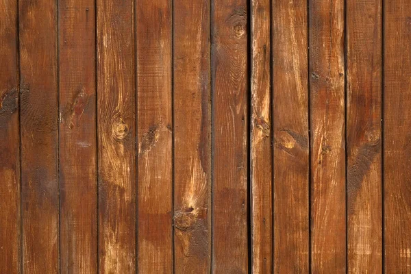 Tahta kahverengi tahta arka plan. Evdeki eski çit tahtaları. Sert tahta yüzeyi. Grunge ahşap arka planı. Eski ahşap döşeme.