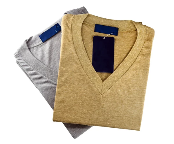 Neatly folded shirts — Stock Photo, Image