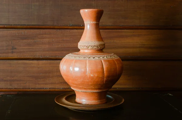 Pottery decanter — Stock Photo, Image