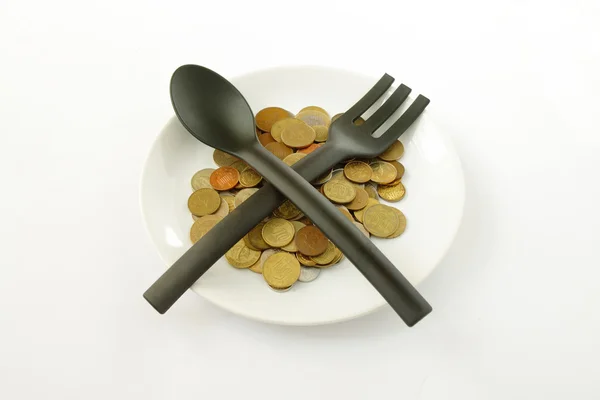 Money Meal — Stockfoto