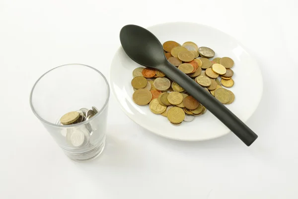 Money Meal — Stock Photo, Image