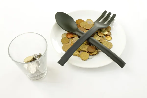 Money Meal — Stock Photo, Image