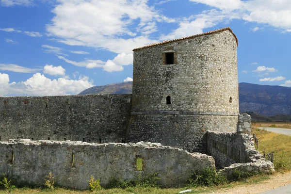 Albania, Butrint, Torre della Fortezza triangolare — Foto Stock