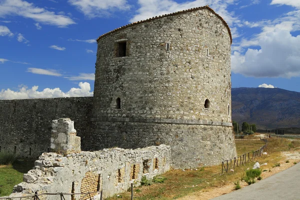 Albania, Butrint, Torre de Fortaleza Triangular — Foto de Stock