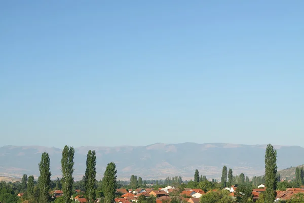 Macedonia, Pueblo frente a Skopje —  Fotos de Stock