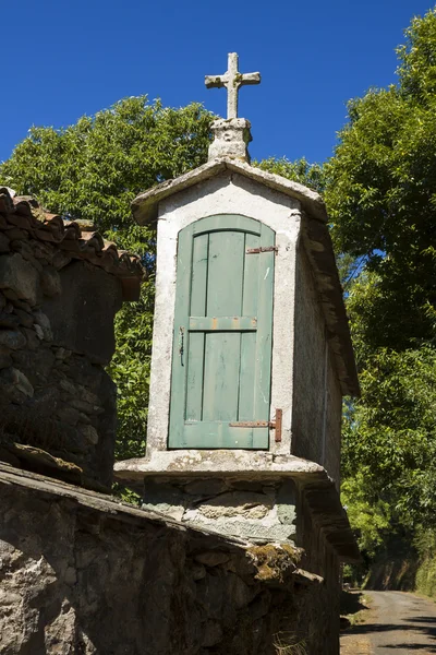 Spagna, Galizia, Melide, horreo - fienile tradizionale — Foto Stock