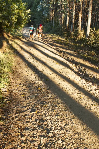İspanya, Galiçya, hacılar Camino de Santiago üzerinde
