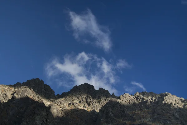 Poland, Tatra Mountains, Tatry Wysokie, Kozi Wierch peak, beam o — Stock Photo, Image