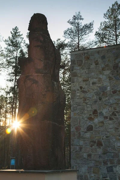 Polen, Lubelskie, Memorial op voormalige Sobibór nazi-Exterminatio — Stockfoto