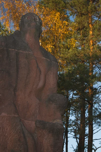 Polonya, Lubelskie, anma töreninde eski Sobibór Nazi Exterminatio — Stok fotoğraf