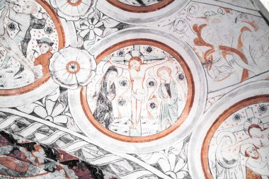 İsa'nın Ortaçağ duvar duvar resmi