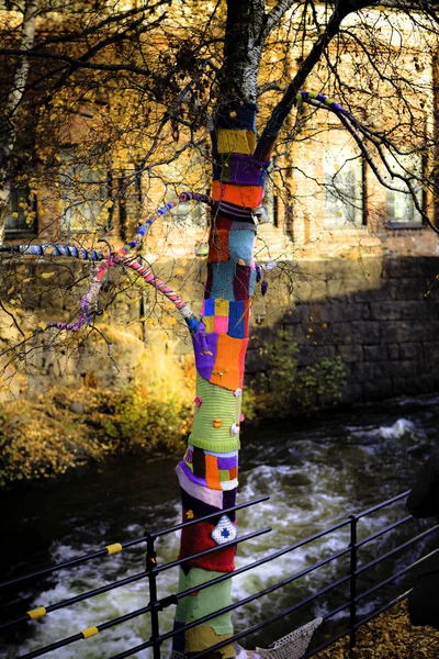 Vestita per la caduta — Foto Stock