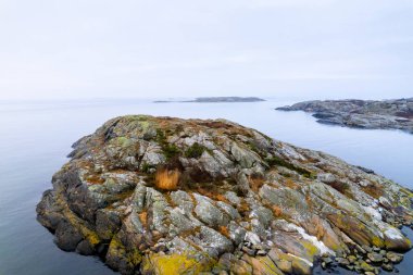 İsveç 'in batı kıyısındaki Bohuslan' da Smarholmen