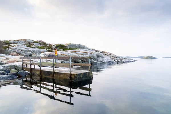 Smarholmen Bohuslanu Švédském Západním Pobřeží — Stock fotografie