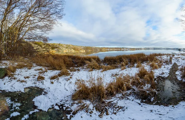 Wyspa Greater Amund Jest Rezerwatem Przyrody Zachodnim Wybrzeżu Szwecji — Zdjęcie stockowe