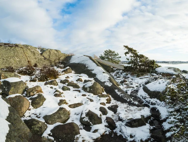 Nagy Amund Sziget Természetvédelmi Terület Svéd Nyugati Parton — Stock Fotó