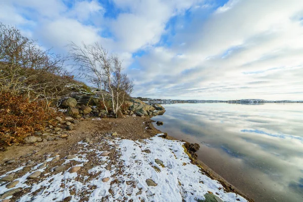 Nagy Amund Sziget Természetvédelmi Terület Svéd Nyugati Parton — Stock Fotó