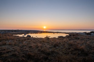 Nasbokroks doğa rezervi gün batımında