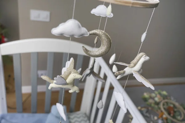 Diy Craft Baby Crib Mobile Toys Hang Crib Стоковое Изображение