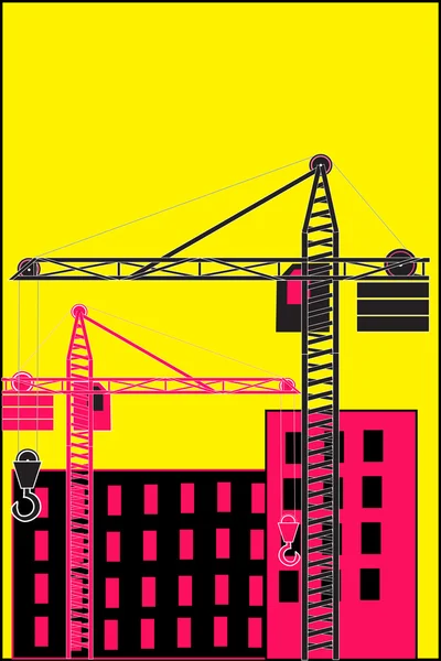 Building site Stock Illustration