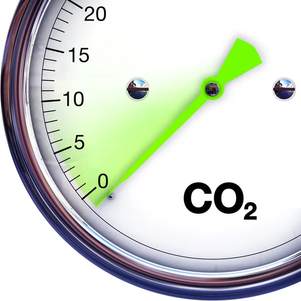 Verminderen van co2 — Stockfoto