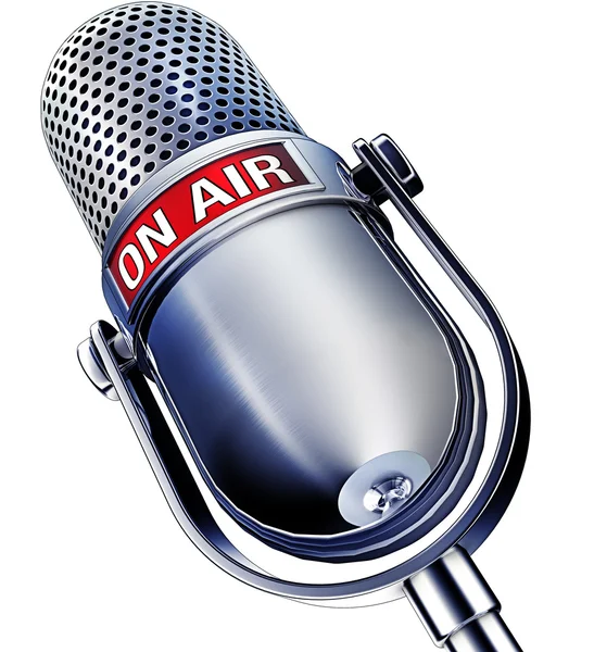 On air microphone — Stock Photo, Image