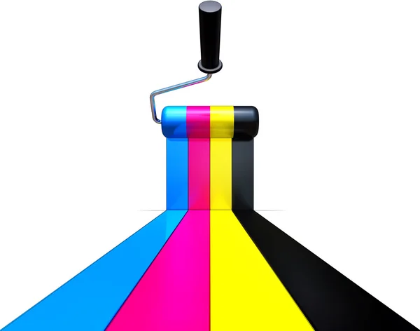 CMYK-concept — Stockfoto