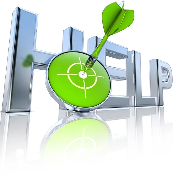 Help icon — Stock Photo, Image