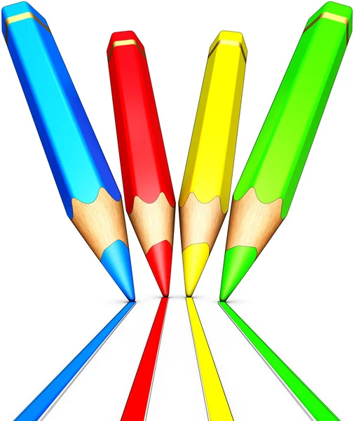 Colored pencils — Stock Photo, Image