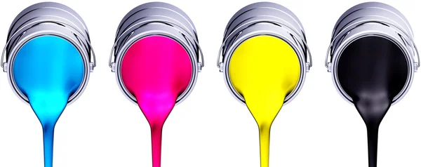 CMYK χρώματα — Φωτογραφία Αρχείου