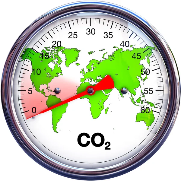 Co2 排出量を削減します。 — ストック写真