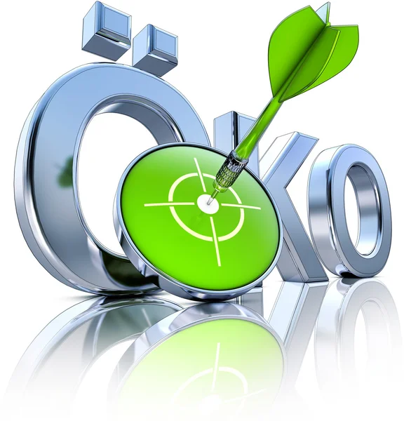 Eco icon — Stock Photo, Image