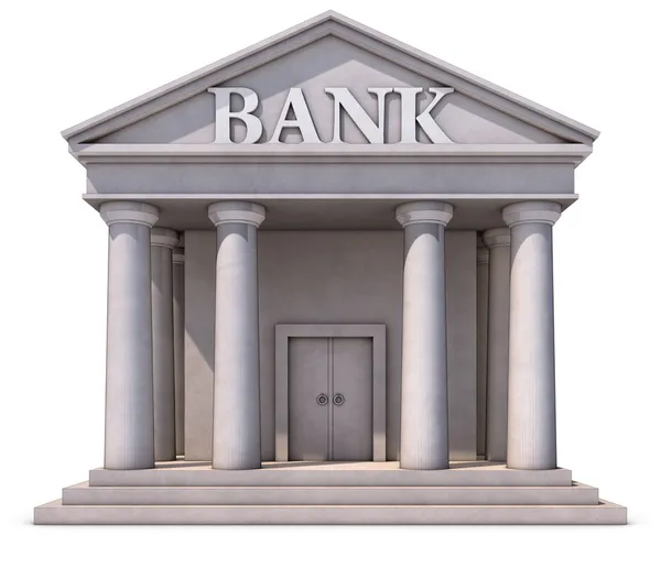 Edificio bancario — Foto de Stock
